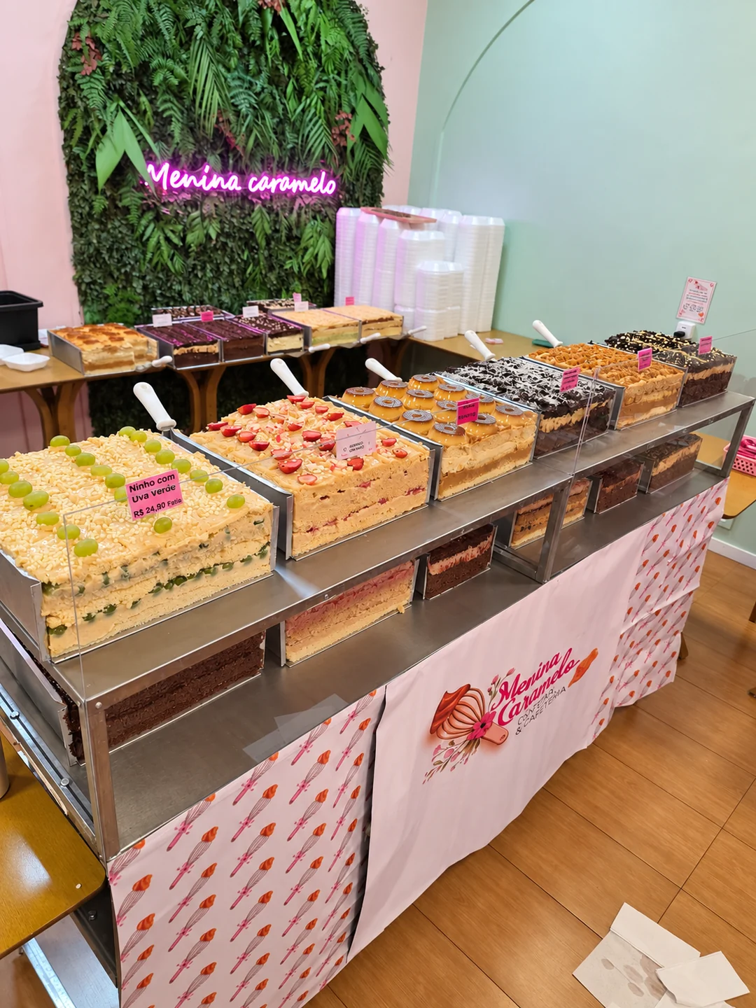 Estação completa do Festival de Fatias na Menina Caramelo