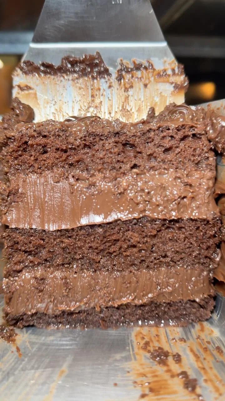 Fatia de bolo de pertinho